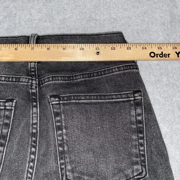 Everlane Jeans 26 Womens Black Skinny‎ Ankle High Rise Denim Essential Staple - Picture 11 of 16